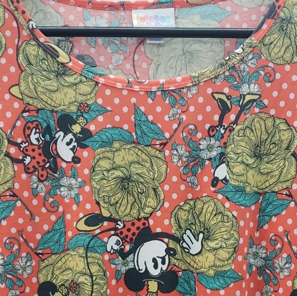 Disney Mickey Mouse LuLaRoe Irma Top, size XL - Picture 5 of 7